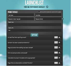 Preview Of “ Launchlist “ Application