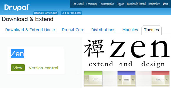 Zen Drupal Theme