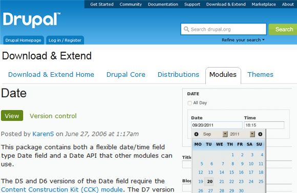 date - Drupal Module