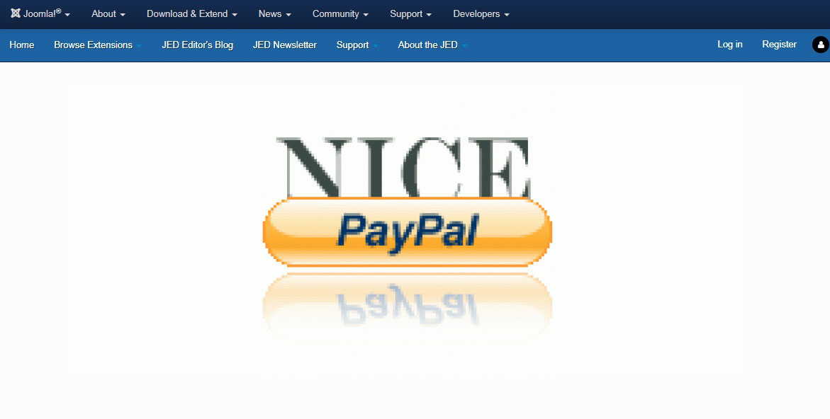 Nice PayPal Button