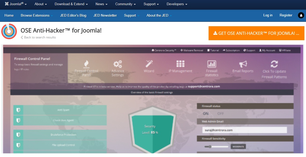 OSE Anti-Hacker for Joomla